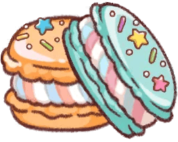 저당 마시멜로 마카롱